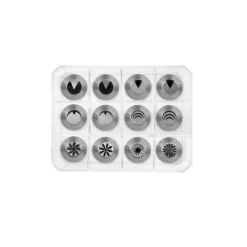 IBILI Douille Inox Russe Standard Ø 1,6 cm x H 4 cm (x12)* Douilles Pâtisserie