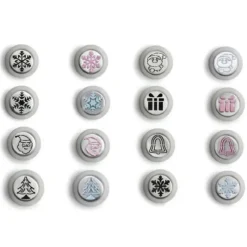 IBILI Douilles Russes Décors Noël Ø 2,4 cm (x8)* Douilles Pâtisserie