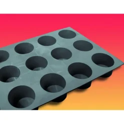 DE BUYER Elastomoule mini-Muffins - 15 empreintes 30 x 17,6 cm - Silicone* Moule Silicone|Moules À Gâteaux