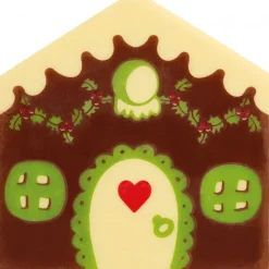 FLORENSUC Embout de Bûche Maison Matriochka 8,5 cm Décor en Chocolat (x42)* Décoration Comestible