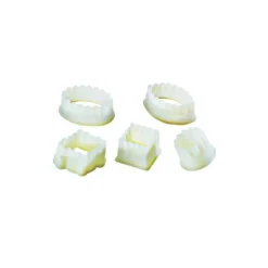 MALLARD FERRIERE Emporte Pièce Géométriques Cannelés Polyglass (x5)* Emporte Pièce - Découpoir Pâtisserie