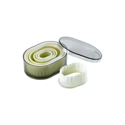 MALLARD FERRIERE Emporte Pièce Ovale Cannelé Polyglass (x7)* Emporte Pièce - Découpoir Pâtisserie