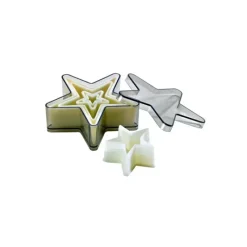 MALLARD FERRIERE Emporte Pièce étoile 5 branches x5* Emporte Pièce - Découpoir Pâtisserie