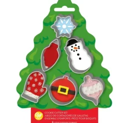 WILTON Emporte Pièces Noël Étain (x6)* Emporte Pièce - Découpoir Pâtisserie