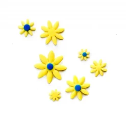 IBILI Emporte-Pièce avec Poussoir Marguerite (x4)* Emporte Pièce - Découpoir Pâtisserie