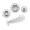 IBILI Emporte-Pièce avec Poussoir Rond (x3)* Emporte Pièce - Découpoir Pâtisserie