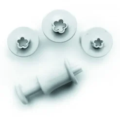 IBILI Emporte-Pièce avec Poussoir Fleur (x3)* Emporte Pièce - Découpoir Pâtisserie