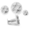 IBILI Emporte-Pièce avec Poussoir Flocon de Neige (x3)* Emporte Pièce - Découpoir Pâtisserie