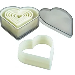 IBILI Emporte-Pièce Coeur Polyglass (x7)* Emporte Pièce - Découpoir Pâtisserie