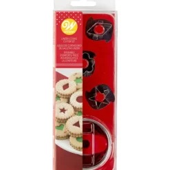 WILTON Emporte-Pièces Linzer Noël (x7)* Emporte Pièce - Découpoir Pâtisserie