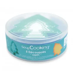 SCRAPCOOKING Emporte-Pièces Sapin (x5)* Emporte Pièce - Découpoir Pâtisserie