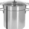 CRISTEL Ensemble Cuiseur à Pâtes Mutine Ø 22 cm Manche Fixe Inox* Marmites