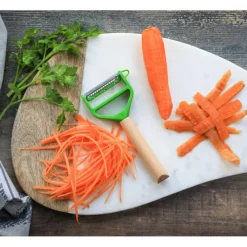 OPINEL Eplucheur en Bois Vert T-duo* Eplucheurs, Dénoyauteur