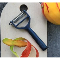 OPINEL Eplucheur en Polymère Bleu T-duo* Eplucheurs, Dénoyauteur
