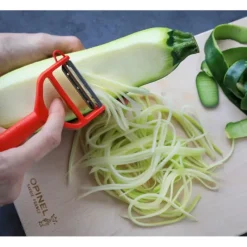 OPINEL Eplucheur en Polymère Rouge T-duo* Eplucheurs, Dénoyauteur