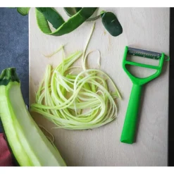 OPINEL Eplucheur en Polymère Vert T-duo* Eplucheurs, Dénoyauteur