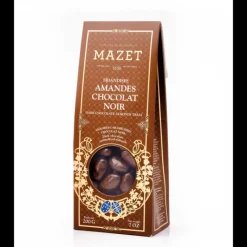 MAZET Etui Pincé Friandises Amandes Chocolat Noir 200 g* Chocolats À Offrir|Confiserie