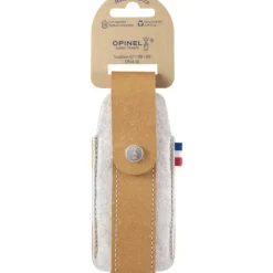 OPINEL Etui pour Couteau en Cuir et Feutrine Outdoor M Collection France* Rangement Couteaux
