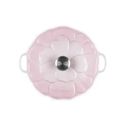 LE CREUSET Faitout Fonte Émaillée Pétales Shell Pink 26 cm* Faitout