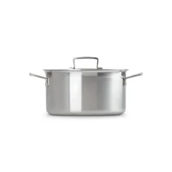 LE CREUSET Faitout Inox 24 cm avec Couvercle* Faitout