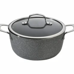 BALLARINI Faitout Pierre 20 cm avec couvercle Salina Granitium* Faitout