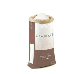 CUISINEADDICT Farine de Gruau Rouge T45 Blé 25kg* Farine