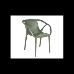 EZPELETA Fauteuil en Polypropylène effet Chevrons Hop Olive* Mobilier Terrasse Restaurant