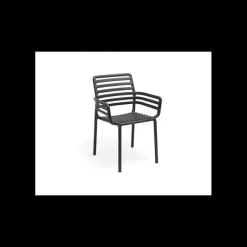 NARDI Fauteuil en Résine Doga Anthracite* Mobilier Terrasse Restaurant