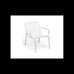 NARDI Fauteuil Relax en Résine Doga Blanc* Mobilier Terrasse Restaurant