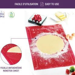 MASTRAD Feuille à Pâtisserie 62 x 40 cm* Tapis De Cuisson|Tapis Silicone Pâtisserie