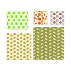 NUTS Feuille Emballage Alimentaire Cire Abeille (x5)* Conservation