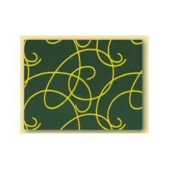 MALLARD FERRIERE Feuilles de transfert chocolat arabesques jaunes 34 x 26,5 cm (x10)* Décoration Comestible