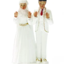 CUISINEADDICT Figurine Mariage Couple Oriental 14,5 cm* Décoration Gâteau