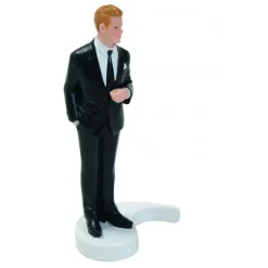 MALLARD FERRIERE Figurine Mariage Marié Blond 15 cm* Décoration Gâteau