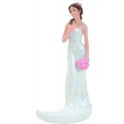 MALLARD FERRIERE Figurine Mariage Mariée Brune 15 cm* Décoration Gâteau