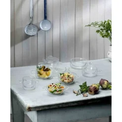 LUIGI BORMIOLI FIN DE SERIE Casserole En Verre Double Paroi 12 cl (x2) THERMIC GLASS* Servir, Présenter