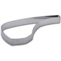 GOBEL FIN DE SERIE Cercle Inox Côte d'Agneau 10 x 5,5 cm x H 3 cm* Cercle À Patisserie