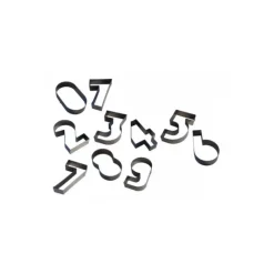 GOBEL FIN DE SERIE Chiffre inox 9 Moule-Découpoir 310 mm* Cercle À Patisserie|Emporte Pièce - Découpoir Pâtisserie