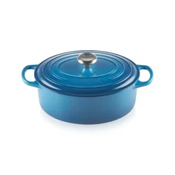 LE CREUSET FIN DE SERIE Cocotte en fonte Ovale 29 cm Marseille Signature* Cocotte En Fonte