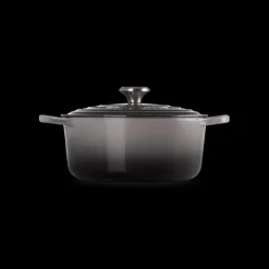 LE CREUSET FIN DE SERIE Cocotte en Fonte Ronde 26 cm Flint Signature* Cocotte En Fonte