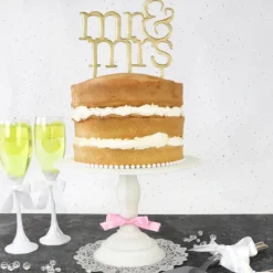 PME FIN DE SERIE Découpoir Cake Topper Mr & Mrs Moderne 16,5 x 15 cm* Décoration Gâteau
