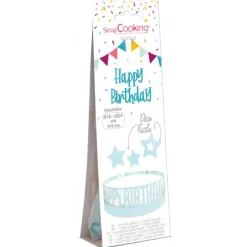 SCRAPCOOKING FIN DE SERIE Kit Décor Gâteau Anniversaire (4 pièces)* Décoration Gâteau