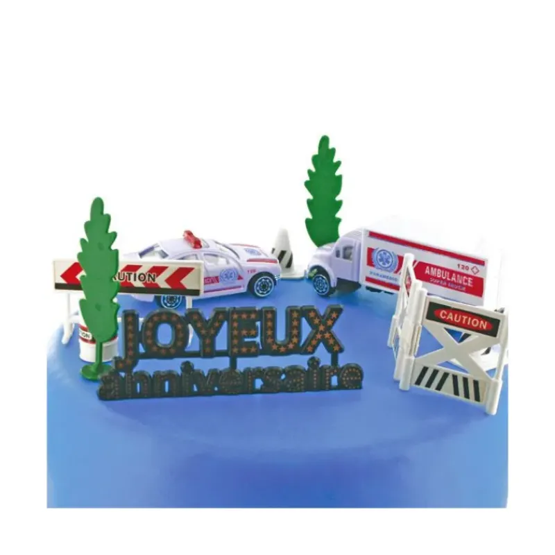 GATODECO FIN DE SERIE Kit Décor Gâteau Urgences (7 pièces)* Décoration Gâteau