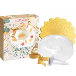 SCRAPCOOKING FIN DE SERIE Kit Gâteau Couronne de Noël* Moules À Gâteaux