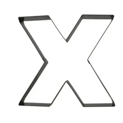 GOBEL FIN DE SERIE Lettre inox X Moule-Découpoir* Cercle À Patisserie|Emporte Pièce - Découpoir Pâtisserie