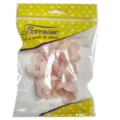 FLORENSUC Fleur Azyme Bio Rose Rose 4 cm x6* Produits Bio|Décoration Comestible