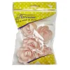 FLORENSUC Fleur Azyme Bio Rose Rose 5 cm x5* Produits Bio|Décoration Comestible