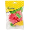 FLORENSUC Fleurs de rose carmin x6, grandes feuilles x12 - en Azyme* Décoration Comestible