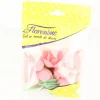 FLORENSUC Fleurs de roses x6, grandes feuilles x12 - en Azyme* Décoration Comestible