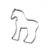 GOBEL Forme grand sablé Cheval inox Moule - Découpoir* Cercle À Patisserie
